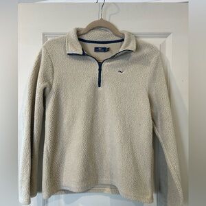 Vineyard Vines Sherpa Quarter Zip Pullover